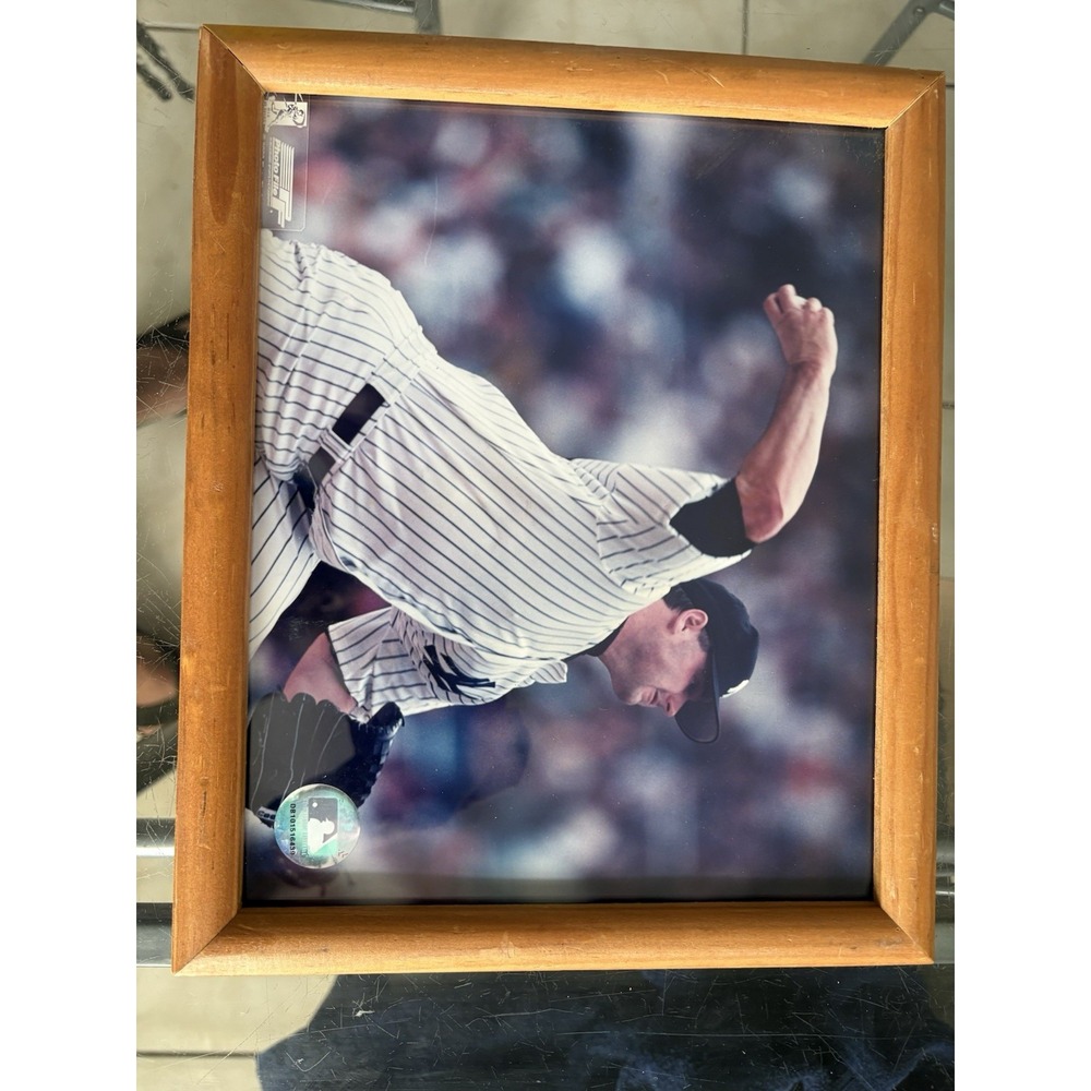 Andy Pettitte NY Yankees Framed 8x10 Photo File Official MLB Hologram Pitching